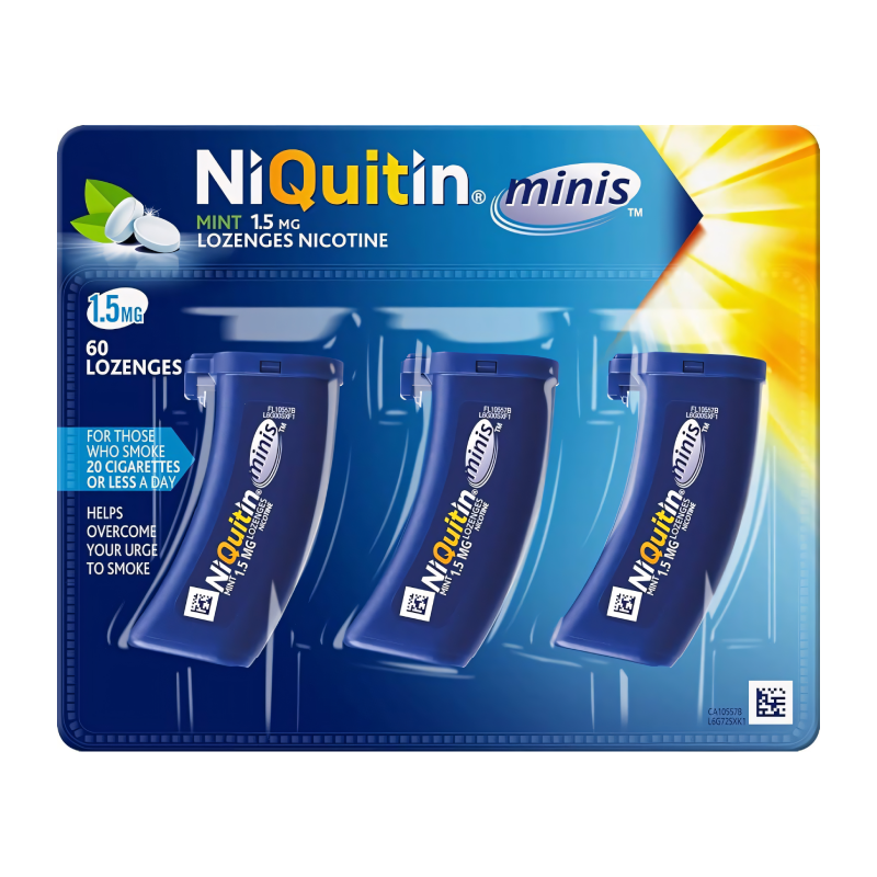 Niquitin Minis Mint 1.5mg Lozenges