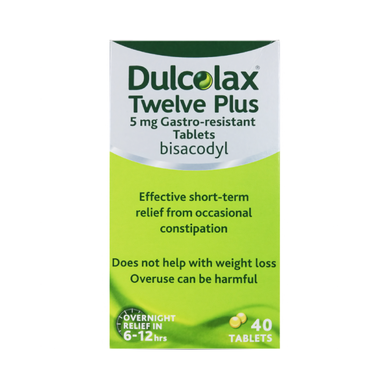 Dulcolax Twelve Plus 5mg 40 Tablets