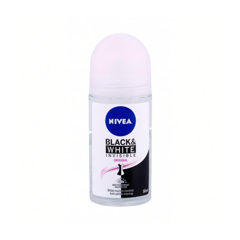 Nivea Black & White Invisible Roll On Deodorant 50ml