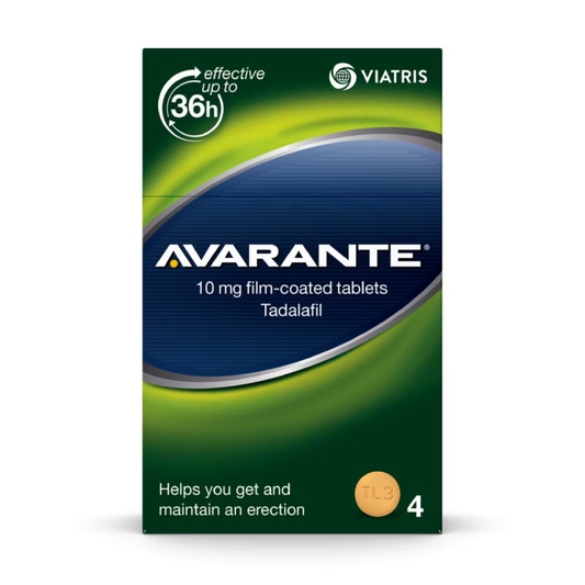 Avarante 10mg Tablets (Tadalafil)