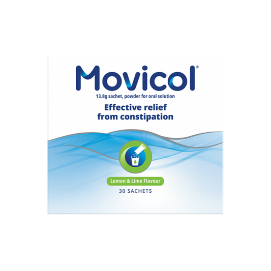 Movicol Lemon & Lime Flavour Sachets Macrogol 3350 + Electrolytes