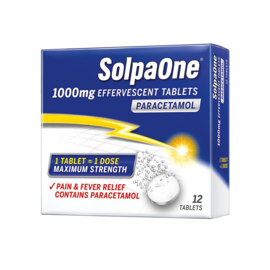 SolpaOne 1000 mg Effervescent Tablets Paracetamol