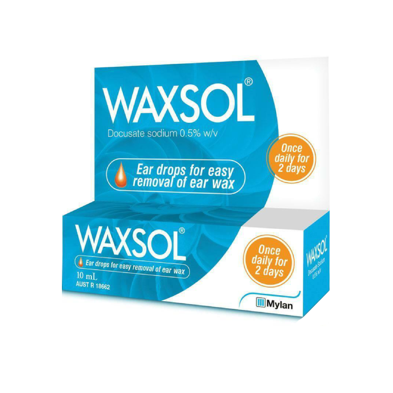 Waxsol 0.5% Ear Drops 10ml Docusate Sodium