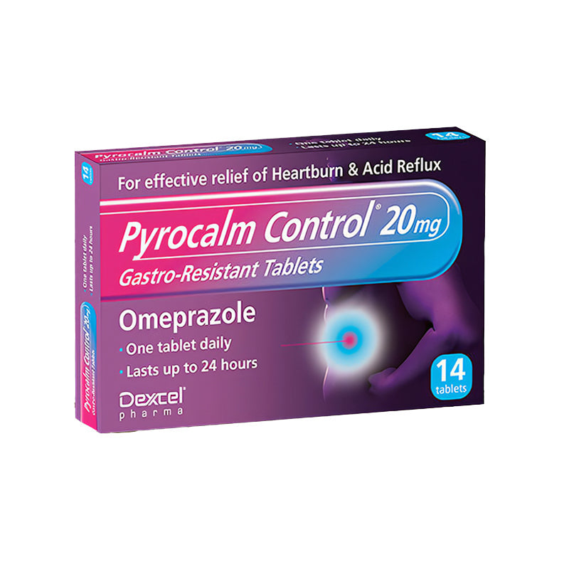 Pyrocalm Control 20mg Tablets (Omeprazole)