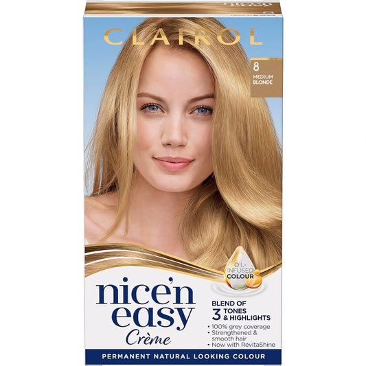 Clairol Nice N Easy 8 Medium Blonde