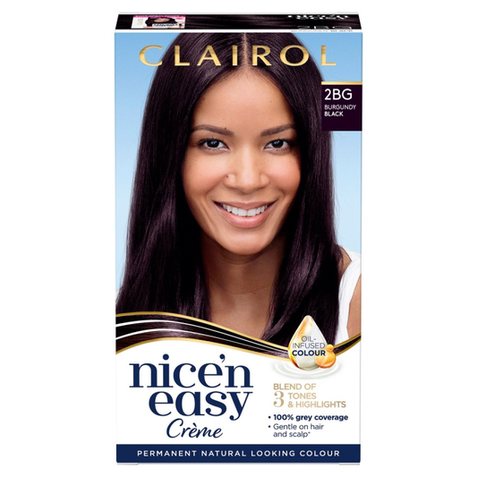 Clairol Nice N Easy 2BG Burgundy Black