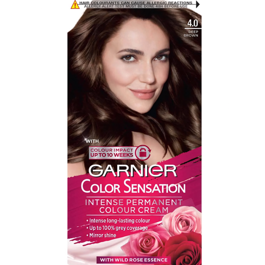 Garnier Colour Sensation Hair Colour Cream 4.0 Deep Brown