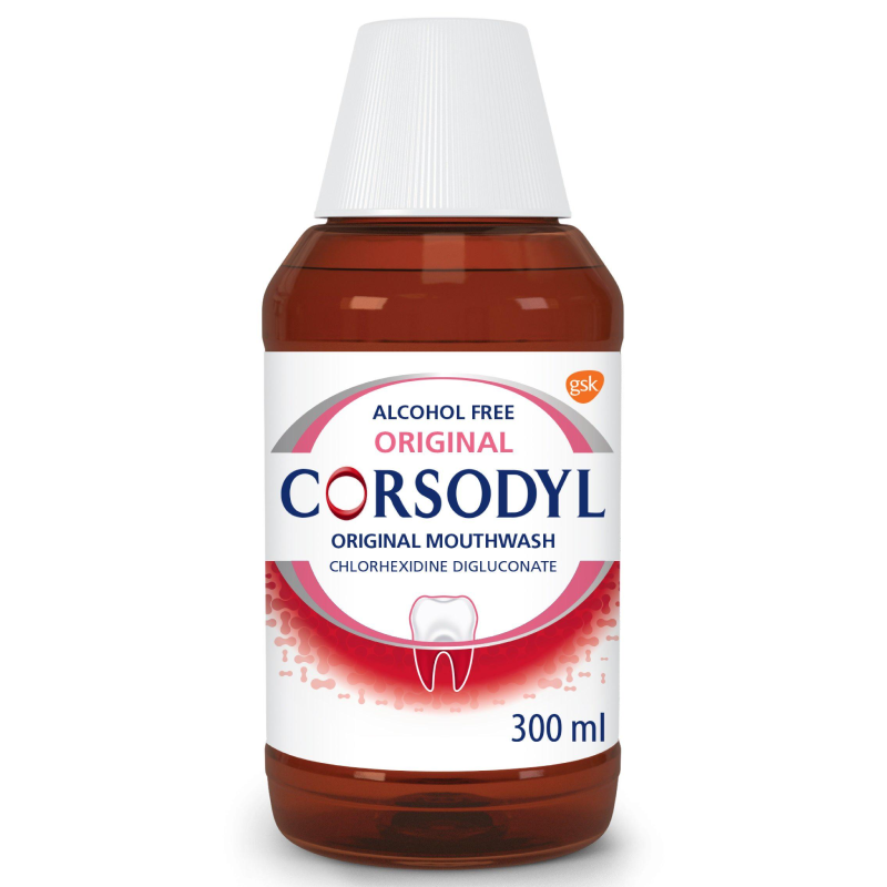 Corsodyl Alcohol Free Mouthwash 300ml