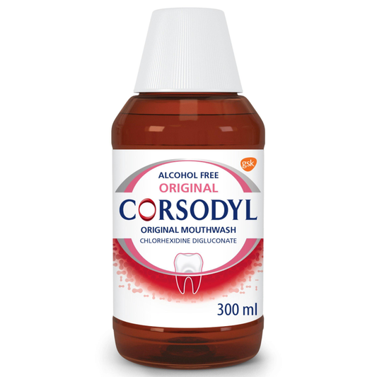 Corsodyl Alcohol Free Mouthwash 300ml