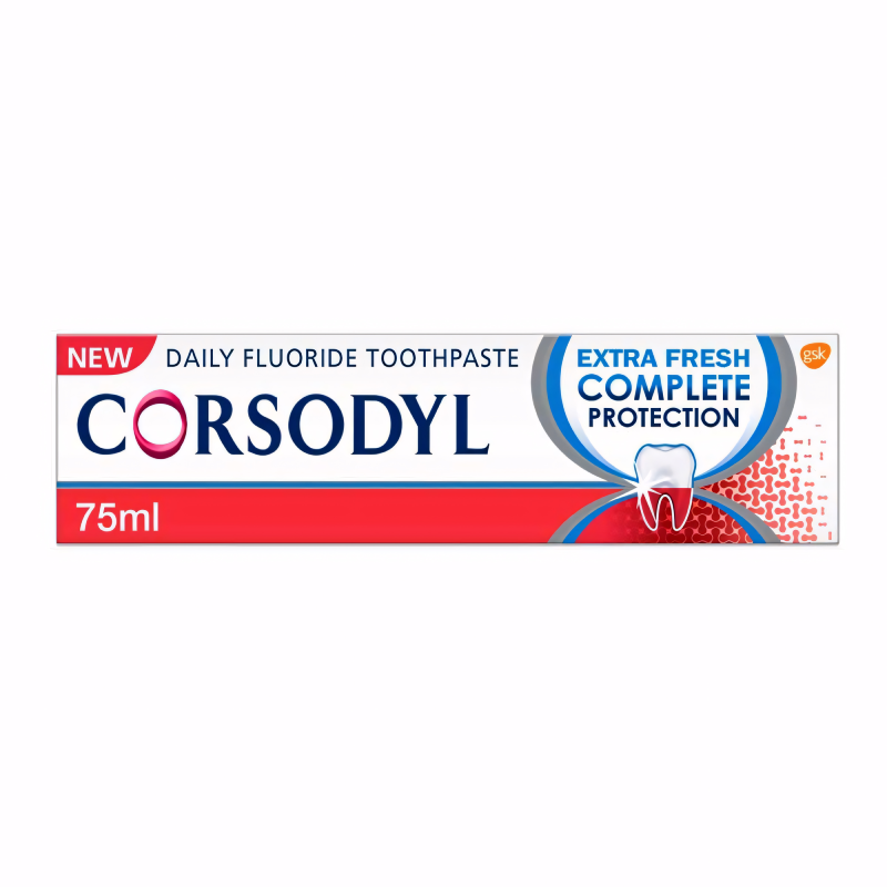 Corsodyl Extra Fresh Complete Protection Toothpaste 75ml