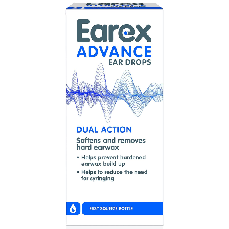 Earex Advance Dual Action Ear Drops 12ml