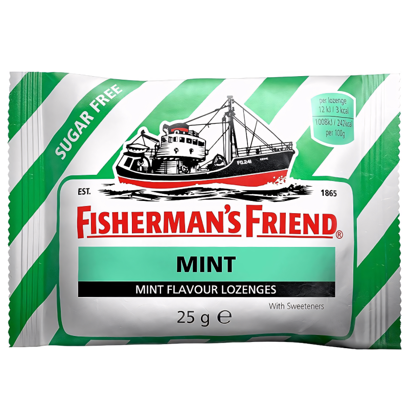 Fishermans Friend Mint Lozenges Sugar Free 25g