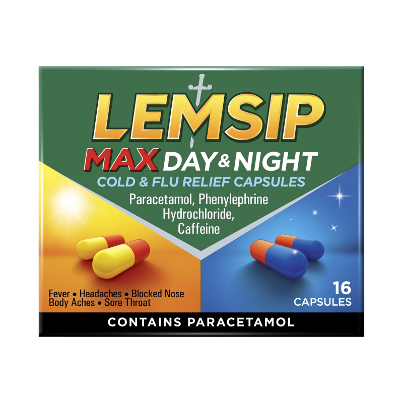 Lemsip Max Cold & Flu Day & Night Capsules