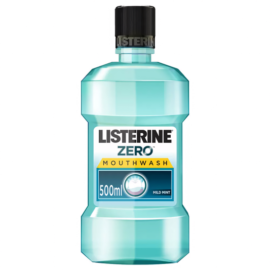 Listerine Zero Mild Mint Mouthwash 500ml
