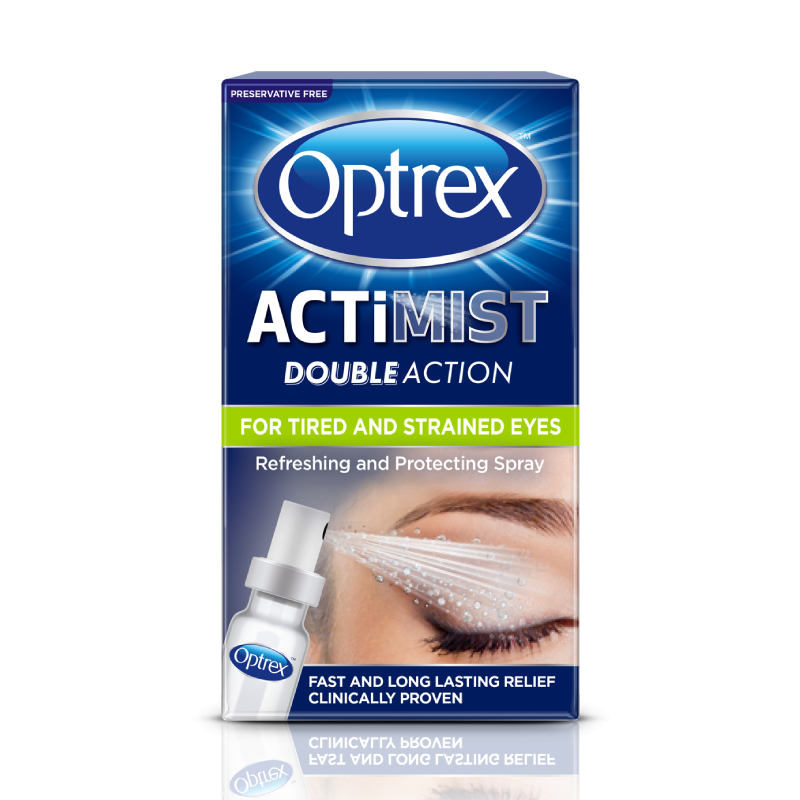 Optrex Actimist Double Action Tired Strained Eyes