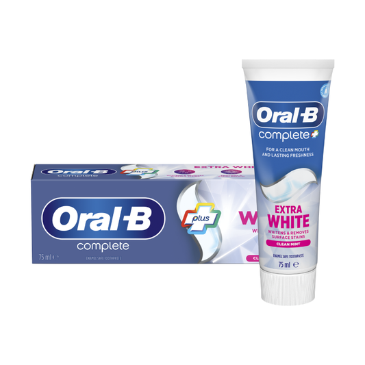 Oral B Toothpaste Complete Extra White 75ml