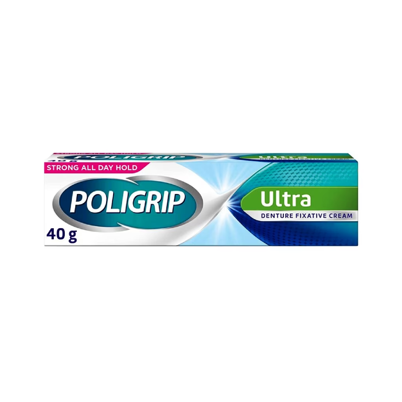Poligrip Ultra Denture Fixative Cream 40g