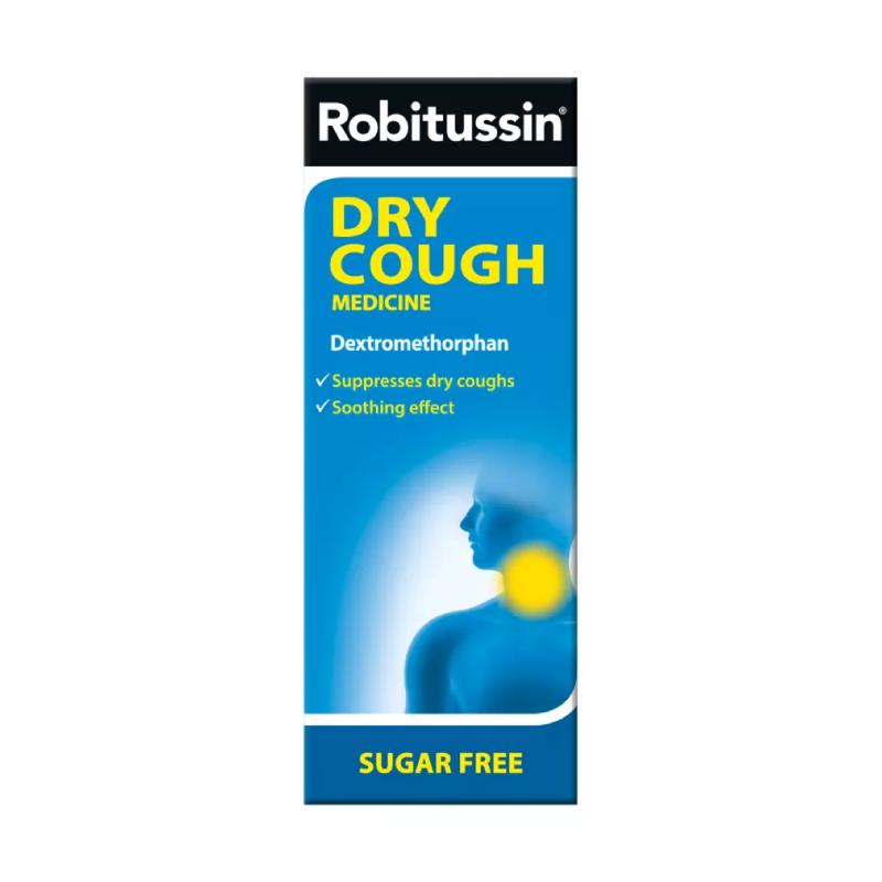 Robitussin Dry Cough Medicine Sugar Free