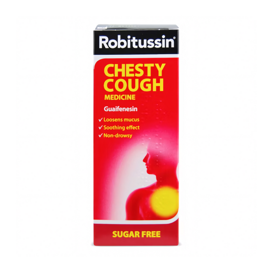 Robitussin Chesty Cough Medicine Sugar Free