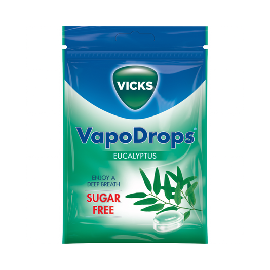 Vicks Eucalyptus Vapodrops Sugar Free