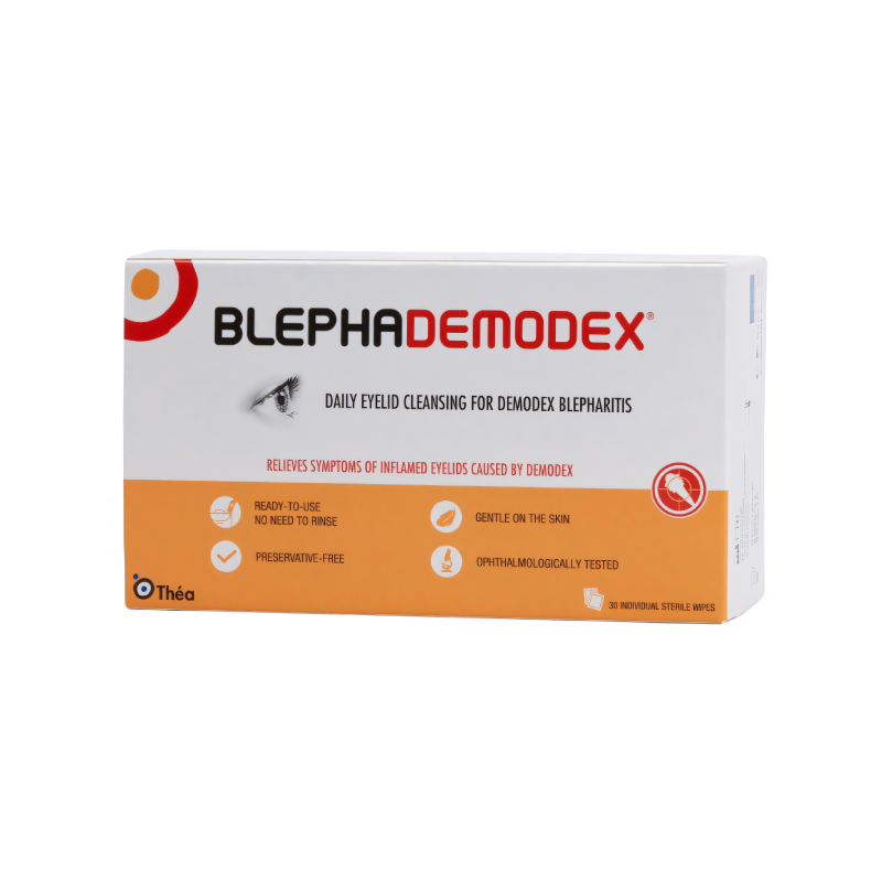 Blephademodex Sterile Cleansing Eye Wipes