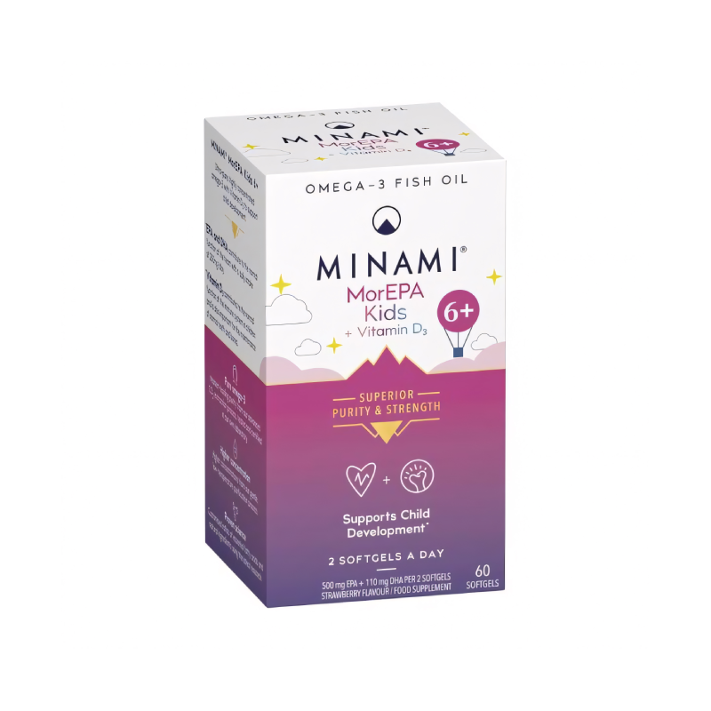 Minami Nutrition MorEPA Mini 6 Years+ - 60 Capsules