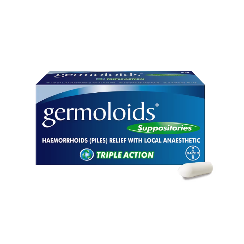 Germoloids 4 in 1 Triple Action Suppositories