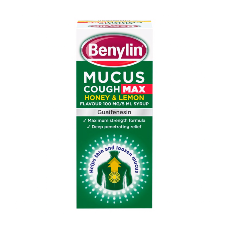 Benylin Mucus Cough Max Honey & Lemon