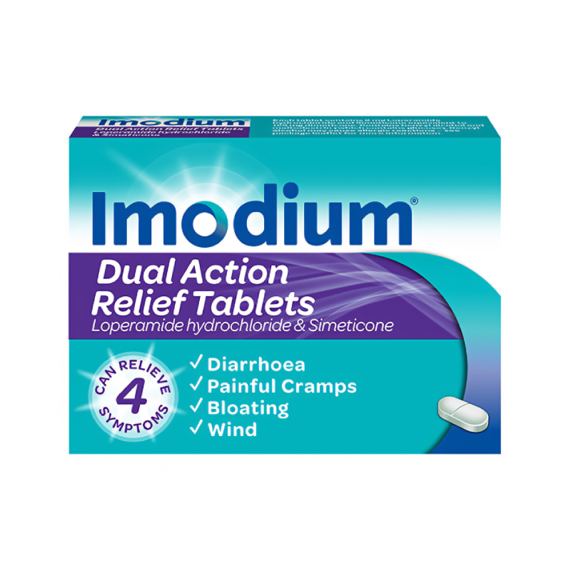 Imodium Dual Action Relief Tablets