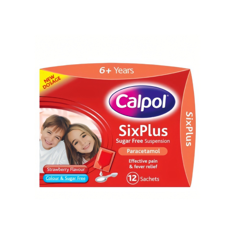 Calpol Six Plus Sachets Sugar Free