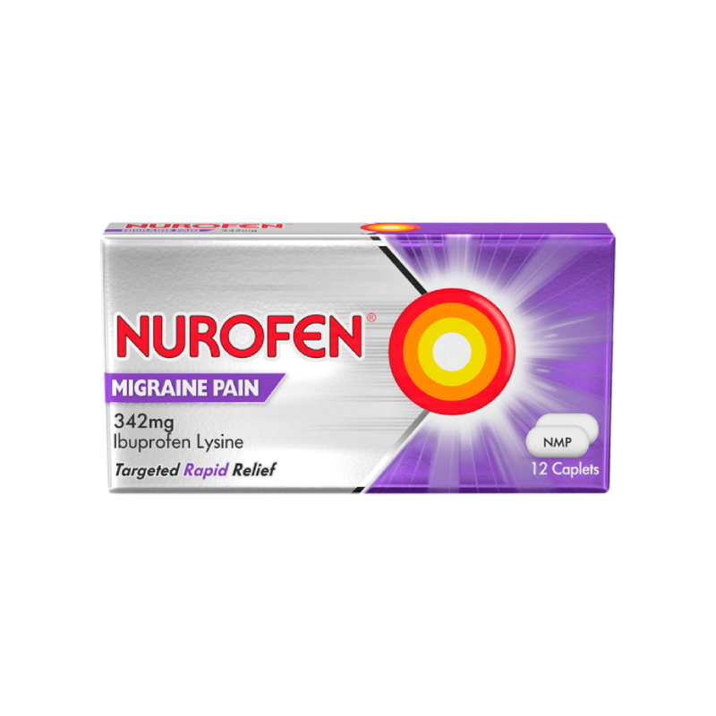 Nurofen Migraine Pain 342mg Caplets