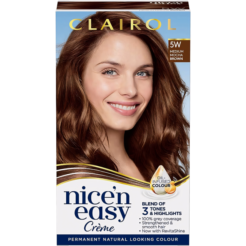 Clairol Nice N Easy 5W Medium Mocha Brown