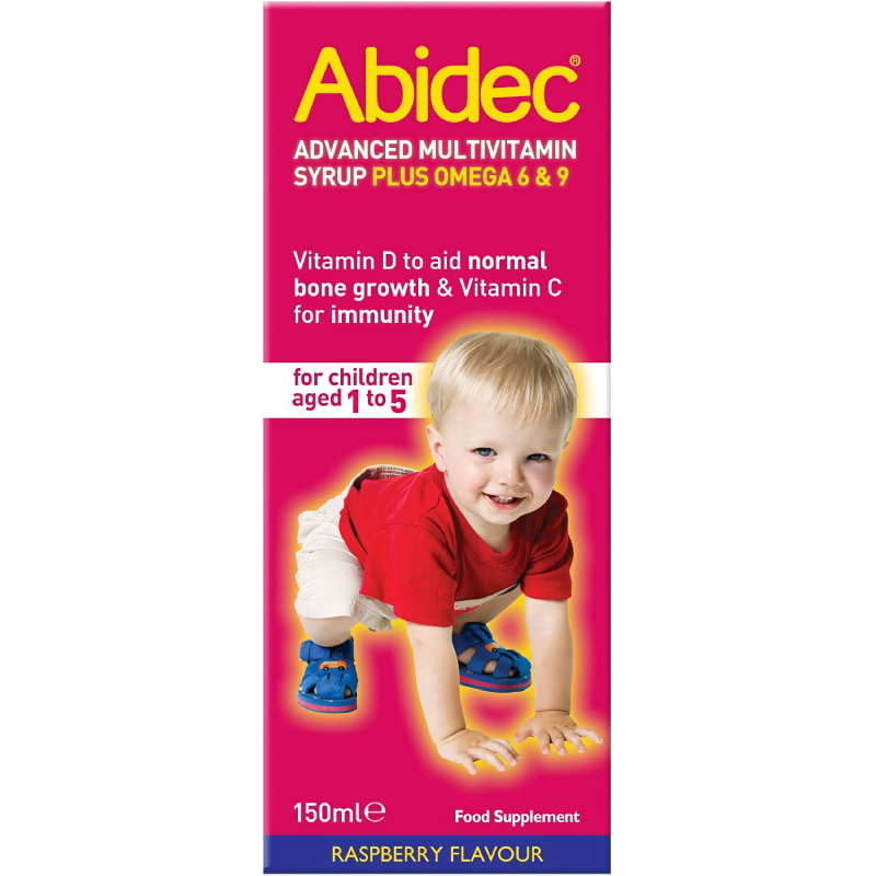 Abidec Multivitamin Syrup with Omega 6 & 9 150ml