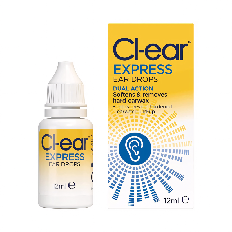 Cl-Ear Ear Drops Express Dual Action 12ml