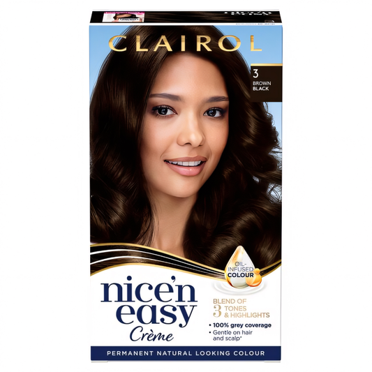 Clairol Nice N Easy 3 Brown Black