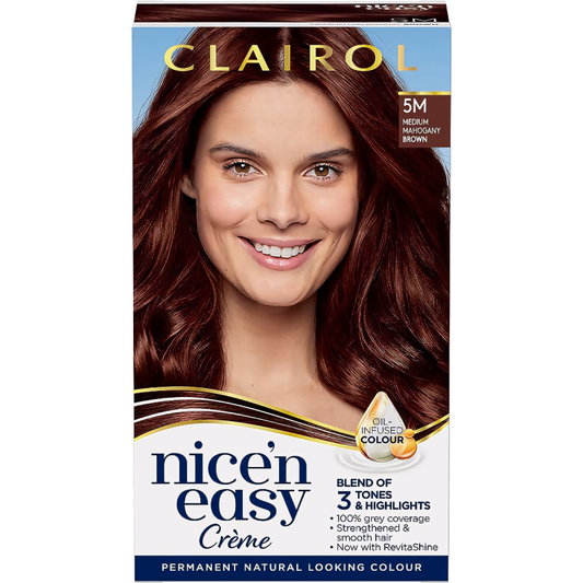 Clairol Nice N Easy 5M Medium Mahog Brown