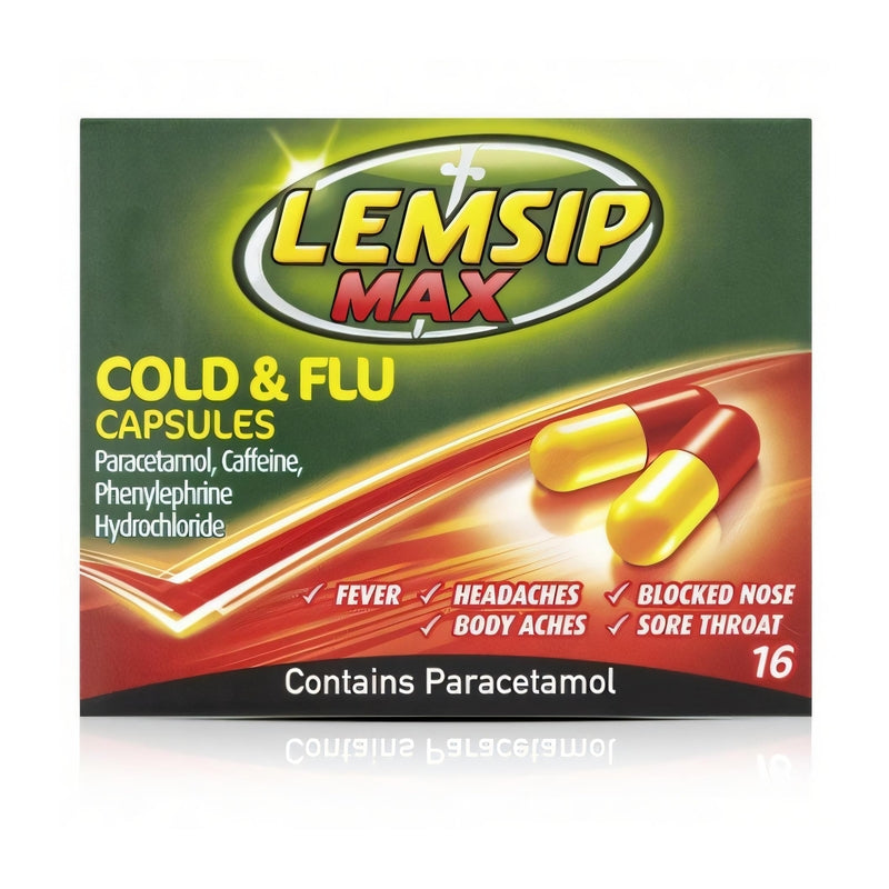 Lemsip Cold & Flu Max Strength Capsules