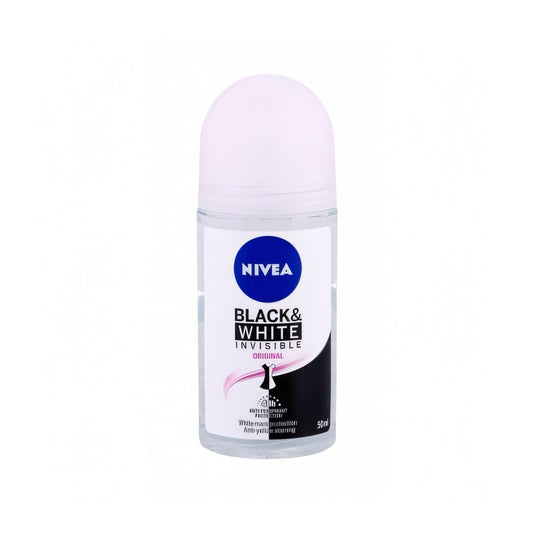 Nivea Black & White Invisible Roll On Deodorant 50ml